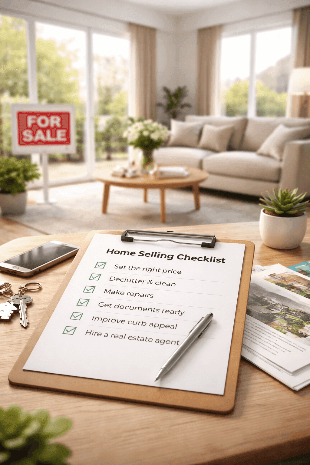 Checklist avant de mettre votre bien sur le marché